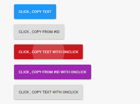 Fast Text Copy JavaScript Library – CopyClipboard