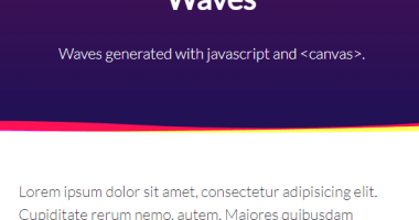 Generate Animated Waves Using JavaScript And Canvas-min