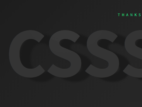 Interactive Text Shadow Effect With JavaScript And CSS3