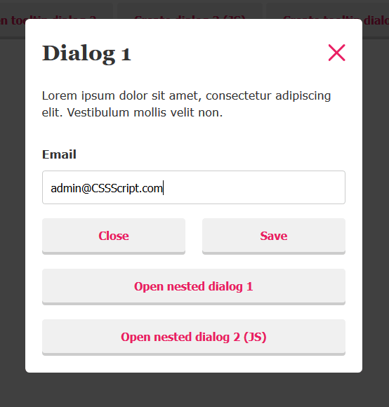 Accessible Modal Dialog Component In Vanilla JavaScript - a11y-dialog ...