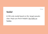 Basic Modal Window Using CSS Pseudo Element-min