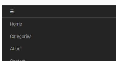 CSS Only Responsive Dropdown Menu - JMenu-min