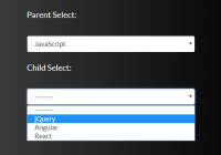 Minimal Cascading Dropdown Menu In Pure JS - dependent-selects-min