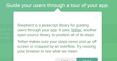 Responsive Guided App Tour In JavaScript - shepherd-min