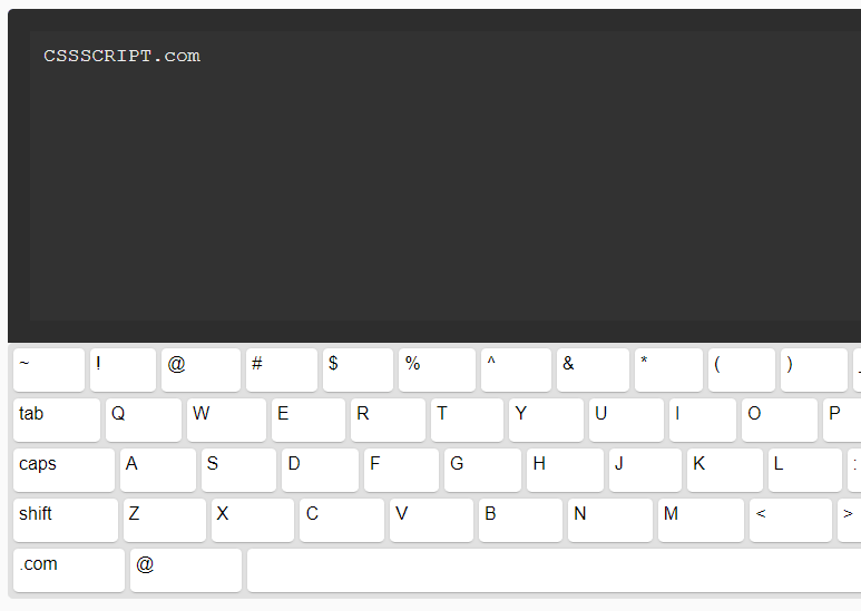 Responsive Mobile-compatible Virtual Keyboard In JavaScript - simple ...