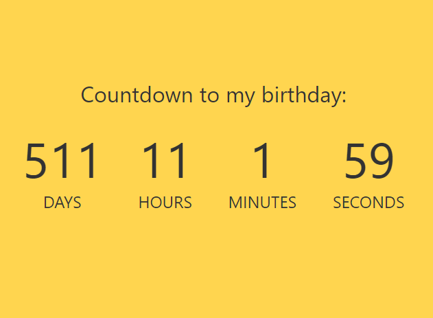 Simple Countdown Timer In Vanilla JavaScript – ysCountDown.js