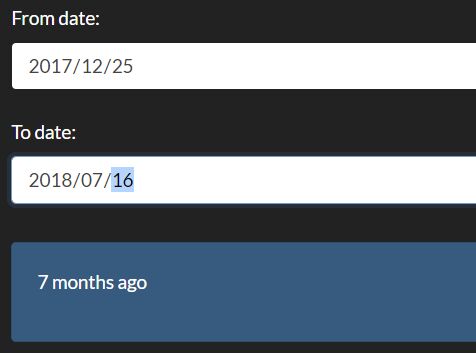Compare The Data Difference Between Two Dates – js-time-diff