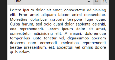 Draggable & Maximizable Dialog Window In Pure JavaScript - WindowJS