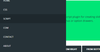 Dynamic Sliding Drawer Navigation In Pure JavaScript - Hipsbar