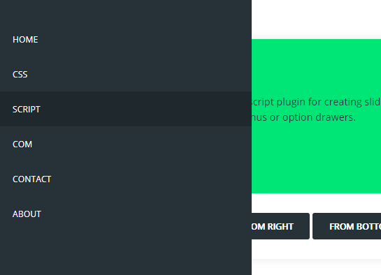 Dynamic Sliding Drawer Navigation In Pure JavaScript – Hipsbar