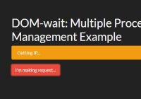 Multiple Progress Loading Management In Vanilla JavaScript - DOM-wait-min