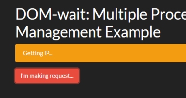 Multiple Progress Loading Management In Vanilla JavaScript - DOM-wait-min
