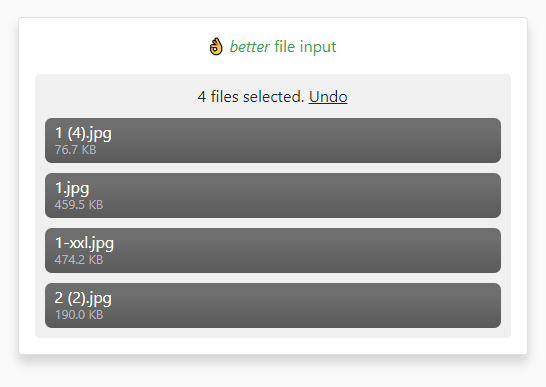 Better File Input Replacement