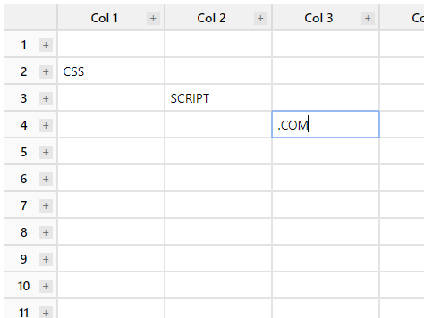 Basic Spreadsheet App In JavaScript And HTML5