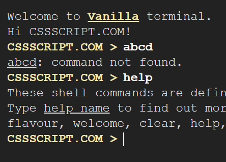 Cross-platform Terminal Emulator In Vanilla JavaScript – vanilla-terminal