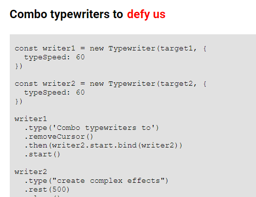 Custom Typewriter Effect In Nativie JavaScript - T-Writer.js | CSS Script