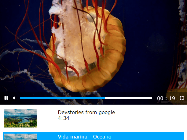Dynamic Video Playlist Player In JavaScript