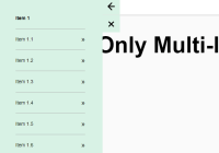 Multi-level Drawer Navigation In Pure CSS