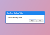 Promise Confirmation Dialog In Pure JavaScript - ExConfirmBox