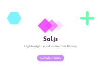 Tiny Performant Scroll Based Animation Library - sal