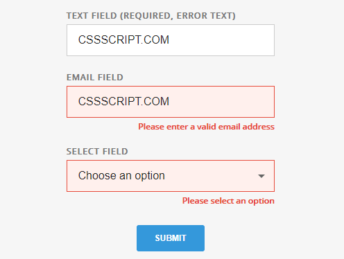 Concise Form Validator In Vanilla JavaScript – formvalidatorjs