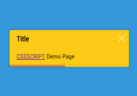 Customizable Message Toaster In Vanilla JavaScript - Toast