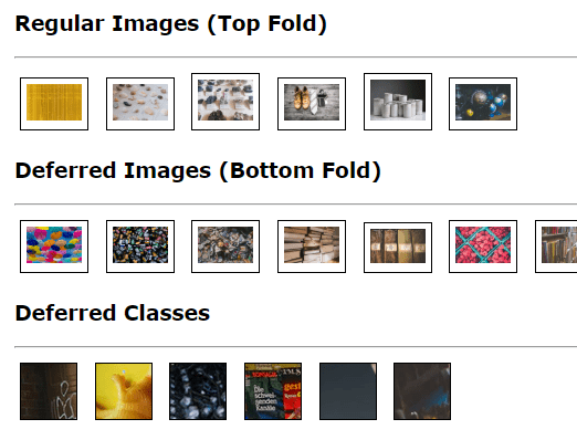 Defer Loading Of Images And CSS Classes & Styles Using JavaScript – safe-defer.js