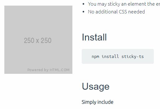 Fix Elements Within A Specific Container – sticky.ts