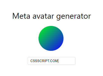Gradient Avatar Generator – gradient-avatar