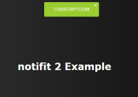 Small Customizable Notification Plugin - notifit 2