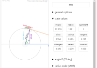 Trigonometry Visualisation Tool In JavaScript - trigonoparty