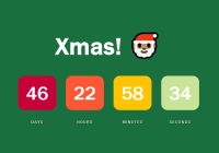 Flip Countdown Clock With JS And CSS3 - Countdown.js