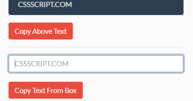Copy Text & Input Value To The Clipboard Using Pure JavaScript - Copyer.JS
