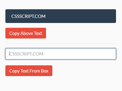 Copy Text & Input Value To The Clipboard Using Pure JavaScript - Copyer ...