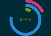 Polar Clock With JavaScript And Canvas