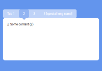 Vanilla JavaScript Plugin For Modern Tabs - tabs.js