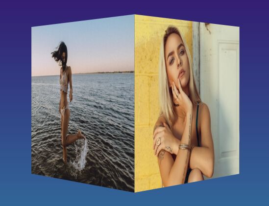 3D Cube Image Rotator/Carousel In JavaScript – dimage.js