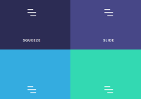 8 Hamburger Toggle Animations In Pure HTML CSS