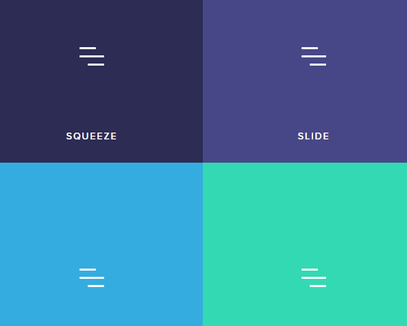 8 Hamburger Toggle Animations In Pure HTML/CSS