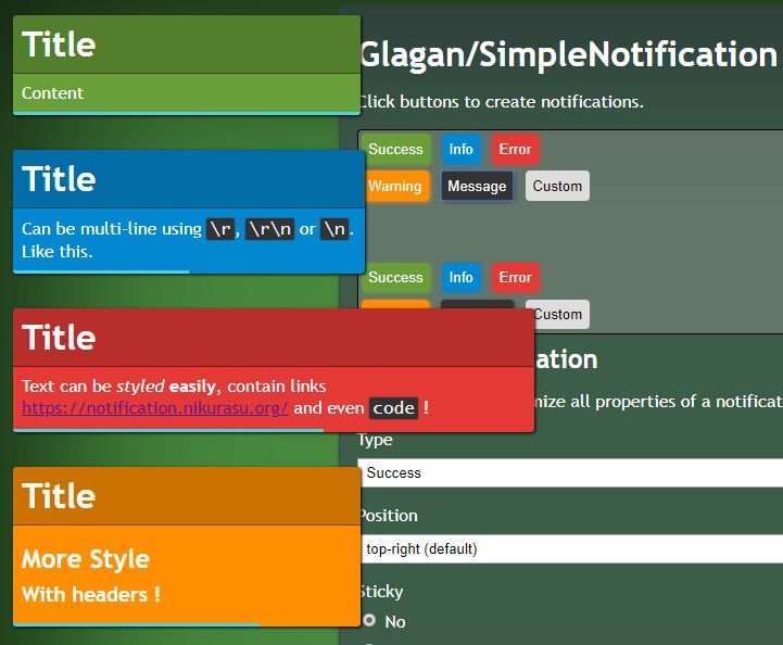Customizable Growl Notifications With Progress Bars – SimpleNotification
