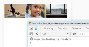Image Preloader With Loaded Callback - ImagePreloader