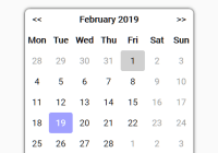 Simple Datepicker Calendar In Vanilla JavaScript