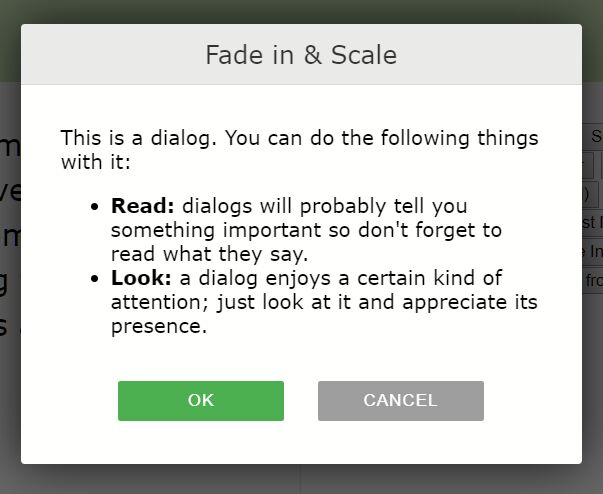20 Modal Dialog Appearance Effects – xdialog