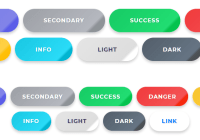 Extend Bootstrap 4 Buttons With Extra Styles And Animations - css-buttons