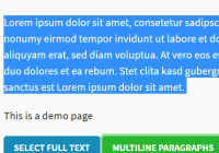 Lightweight Text Selection JavaScript Library - text-select