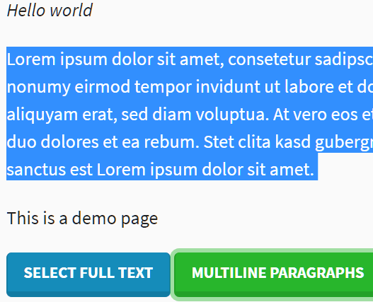 Lightweight Text Selection JavaScript Library – text-select