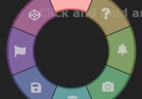 Interactive Wheel Menu With JavaScript And CSS