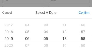 Mobile-first iOS-style Date Picker In Vanilla JavaScript - rolldate