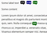 Inline Speech Bubbles In Pure CSS