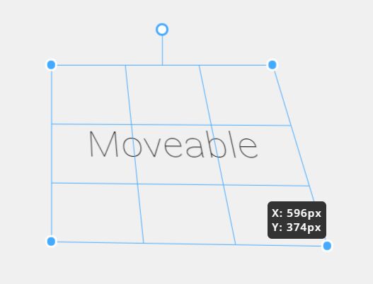 Create Draggable/Resizable/Scalable/Rotatable/Warpable Element – moveable